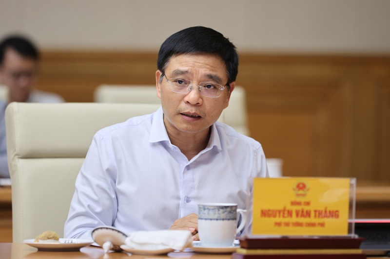 Deputy Prime Minister Nguyễn Văn Thắng delivered remarks - Photo: VGP/Nhật Bắc