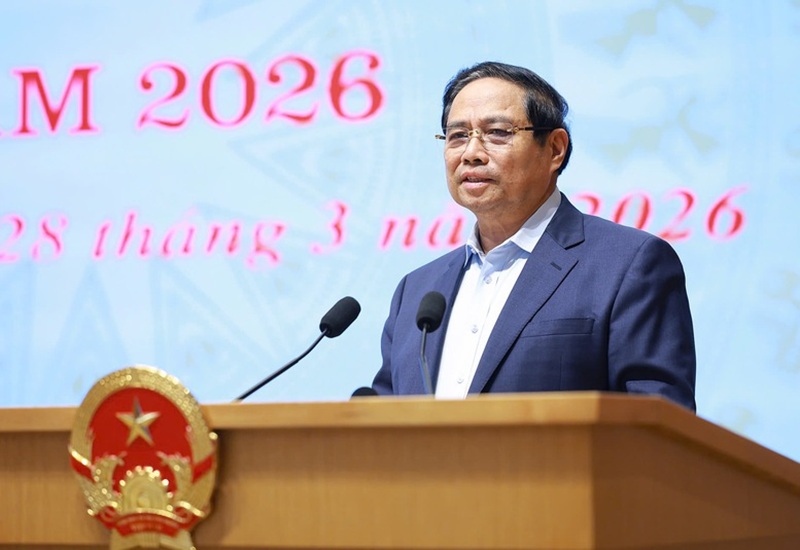Prime Minister Pham Minh Chinh, Head of the Government’s Steering Committee for the development of science, technology, innovation, digital transformation, and Project 06, chairs the second meeting in 2026 of the Steering Committee - Photo: VGP/Nhat Bac.